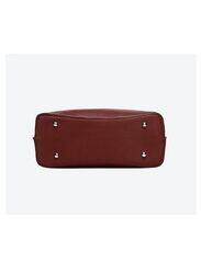 Elegant Shoulder Bags for Women Top-Handle Waterproof PU Leather Shoulder Bags, Burgundy