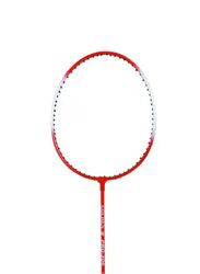 2 pcs Badminton Racket Set for Family Game, School Sports, Lightweight with Full Cover, Beginners Level, Red