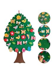 Felt Tree Pendant Kids Brithday Gift Diy Insect Animal Pendant Educational Toy Cartoon Wall Hanging For Children