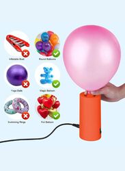 Electric Air Pump Balloon Inflators, Portable Balloon Arch Kit include Nozzle Balloon Knotter and Happy Birthday Balloon, Animal Balloon for Party Festival Decoration