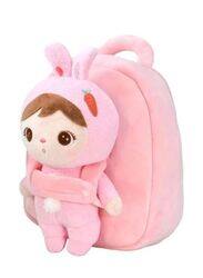 Doll Backpack Plush Toys for Kids Cute Stuffed Animals for Child Kindergarten School Shoulder Bag(Rabbit)