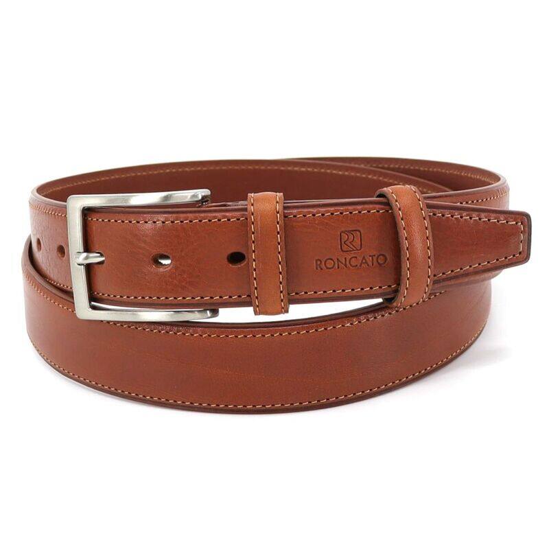 Upgrade your Acessory Game with a sleek Brown Leather Belt, 110cm