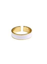 Simple White Ring for Teen Girls, Stackable Ring for Women, Fashion Jewelry Gift for her