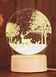 Creative Night Light 3D Acrylic Bedroom Small Decorative 3D Lamp Night Lights For Home Decoration