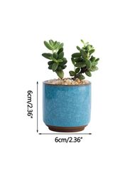 6pcs Small Succulent Planter Succulent Plant Pots Plant Container Small Flowerpot Succulent Container for Store Office Home Decoration (plant not included)
