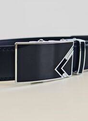 Men's Leather Belt, Adjustable Ratchet Belt Automatic Buckle