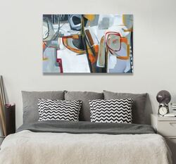 Abstract Wall Decor for Living Room Bedroom Wall Art Paintings Abstract Ink painting Wall Artworks Hang Pictures for Office Decoration