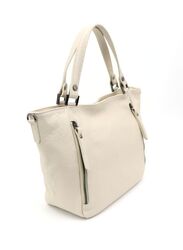 Gai Mattiolo Genuine Leather Bag - Size 32x26x14 - Beige Color Bag