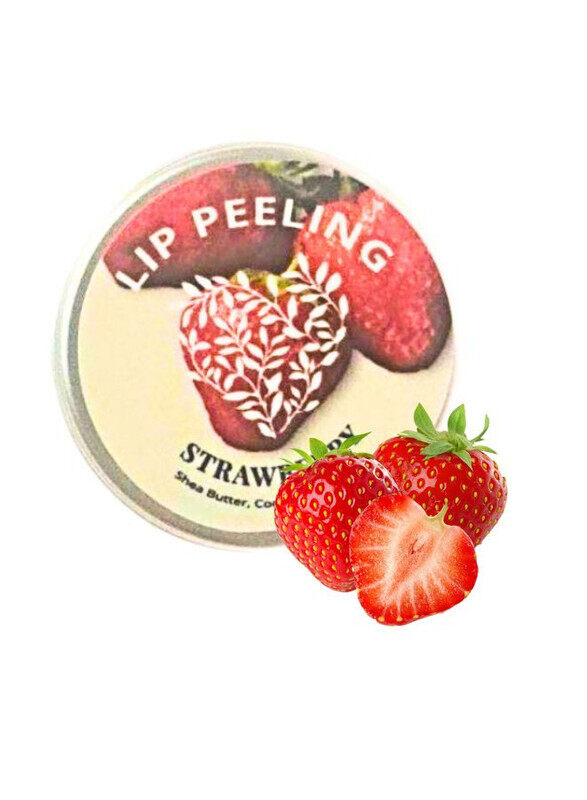 

Luscious Strawberry Lip Scrub ,15ml, Natural Strawberry Lip Scrub for Silky Smooth Lips, Soap&Friends