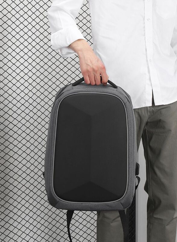 Designer Waterproof Business Laptop Backpack - Size 29cm x 42cm x 15cm - USB, Anti-Theft Laptop Bag