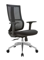Modern Mesh Medium Back Office Chair with Adjustable Armrests for Office and Home