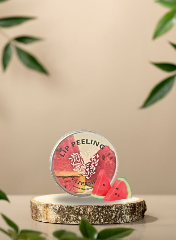 Soap&Friends Watermelon Lip Scrub 15ml, Refreshing Watermelon Sugar Scrub for Soft, Smooth Lips