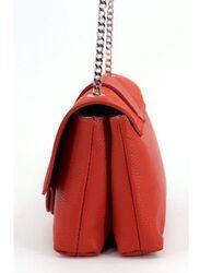 Genuine Leather Suede Red Color Bag - Bold and Beautiful