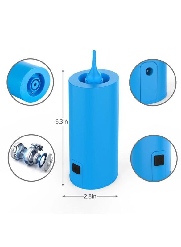 Electric Air Pump Balloon Inflators, Portable Balloon Arch Kit include Nozzle Balloon Knotter and Happy Birthday Balloon, Animal Balloon for Party Festival Decoration