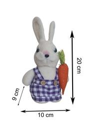 Fatio Easter Bunny Simulation Cotton String Rabbits Ornament Crafts Decoration for Yard Sign Garden, Living Room, Bedroom (20 cm)