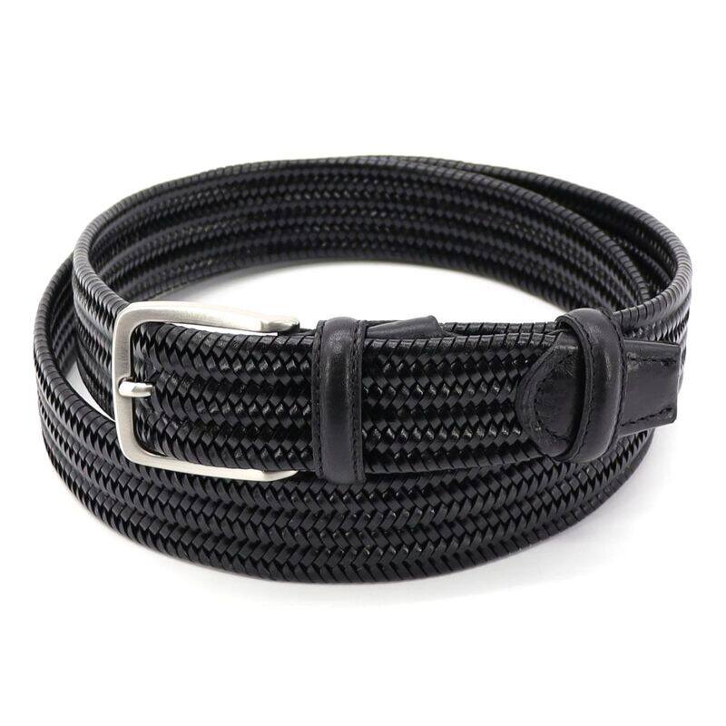 Make a Style Statement with R RONCATO Black Leather Belt - The Perfect Accessory for Any Outfit, 125cm