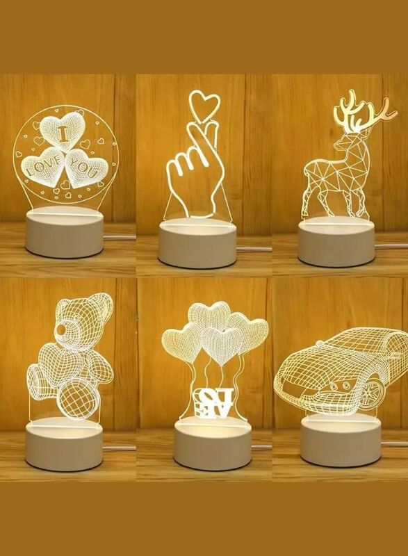 Creative Night Light 3D Acrylic Bedroom Small Decorative 3D Lamp Night Lights For Home Decoration