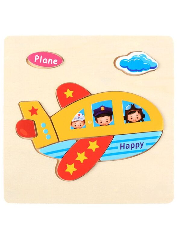 Wooden Puzzles for Kids Boys and Girls Vehicle Set Plane