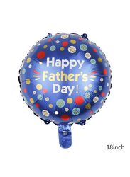 1 pc 18 Inch Party Balloons Large Size Happy Fathers Day Foil Balloon Adult & Kids Party Theme Decorations for Birthday, Anniversary, Baby Shower