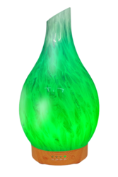 Enchanting 3D Glass Aromatherapy Diffuser: Elevate Your Senses and Surroundings with Tranquil Bliss (Brown Base)