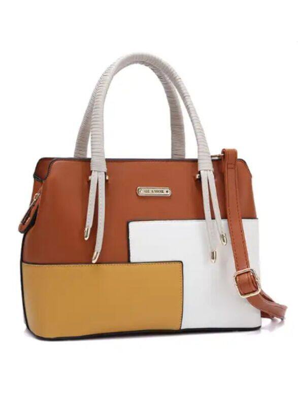 Two Shades Multicolor Leather Bags for Women - Add a Pop of Color to Your Style