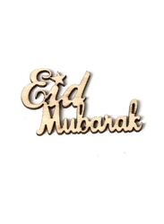 Wooden Eid Mubarak Decoration English Alphabet Crafts DIY Letters for Eid Mubarak Ramadan Festival Themed Materials