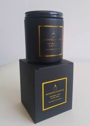 Whimsical Glass Jar Oud Scented Candle - Exotic Home Aromatherapy - Extended Scent Dispersal - Up to 52 Hours of Enthralling Burning