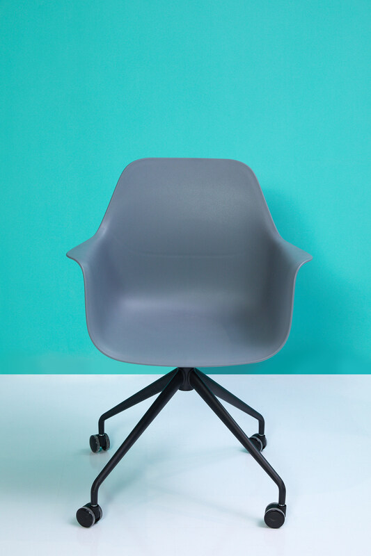 

Generic Multi-Purpose Chair Blue Upholstered Seat and Back