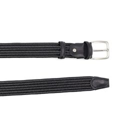 Make a Style Statement with R RONCATO Black Leather Belt - The Perfect Accessory for Any Outfit, 115cm