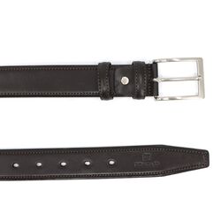 Upgrade your Acessory Game with a sleek Dark Brown Leather Belt, 120cm