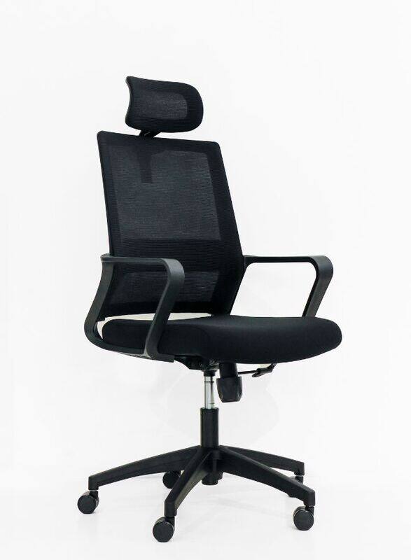 

Generic Black Frame Ergonomic Swivel Office Mesh Chair, Comfortable and Stylish for Office, Home and Shops