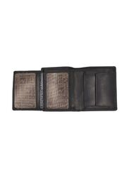 Refined Italian Craftsmanship: R Roncato Men's Leather Wallet Made in Italy, Size 9x10.5x1.6