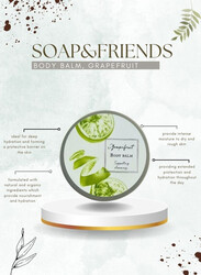 Soap&Friends Grapefruit Algae Slimming Body Balm - 200ml