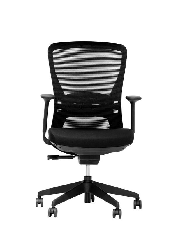 Mesh Office Chair With Medium Back and Back Support, Breathable Mesh Office Chair for Long Use