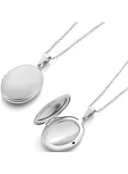Trendy Stainless Steel Charm Silver Necklace - Add a Touch of Elegance to Your Look