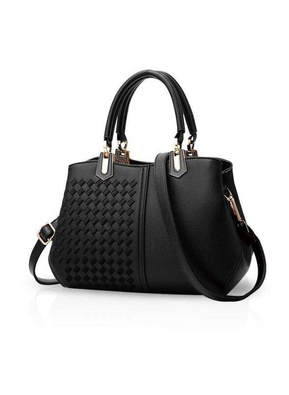 Elegant and Versatile Black Leather Bag for Women - Ideal for Any Occasion