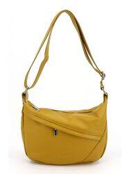 Striking and Modern Mustard Cow Leather Women's Handbag - A Timeless Collection that matches your style statement