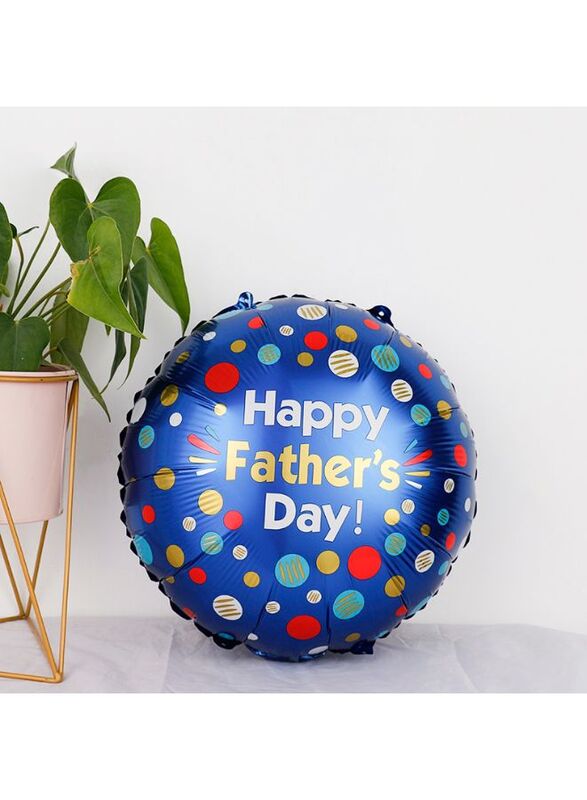 1 pc 18 Inch Party Balloons Large Size Happy Fathers Day Foil Balloon Adult & Kids Party Theme Decorations for Birthday, Anniversary, Baby Shower