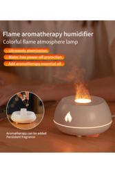 FireGlow Flame Aromatherapy Humidifier: Enhance Your Space with Tranquil Mist and Fragrant Bliss