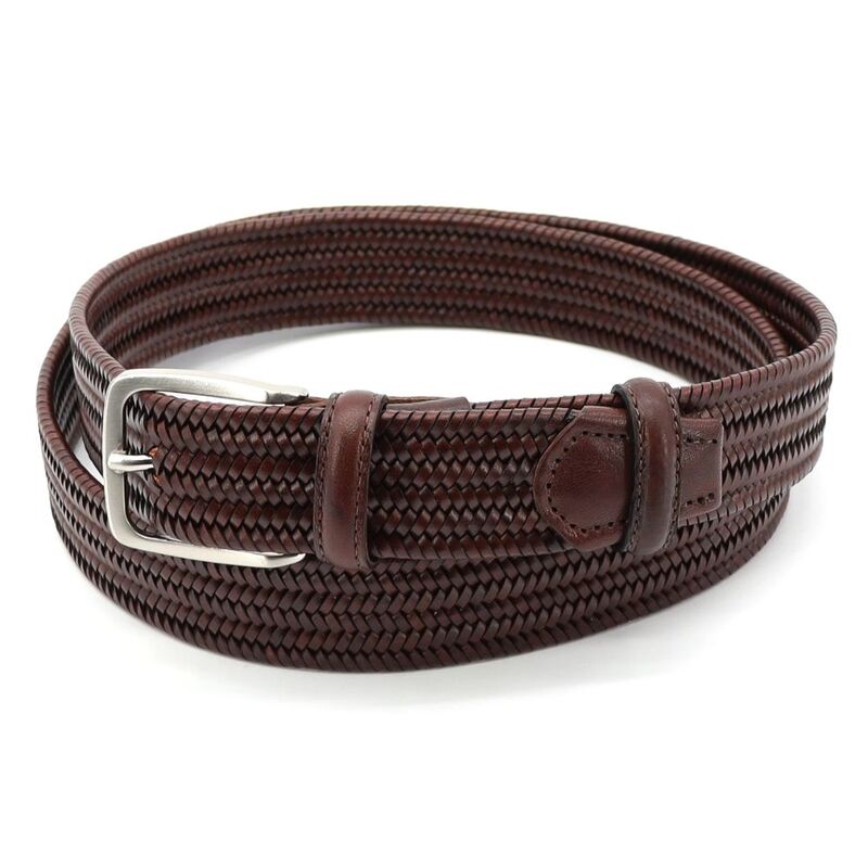 Make a Style Statement with R RONCATO Brown Leather Belt - The Perfect Accessory for Any Outfit, 110cm