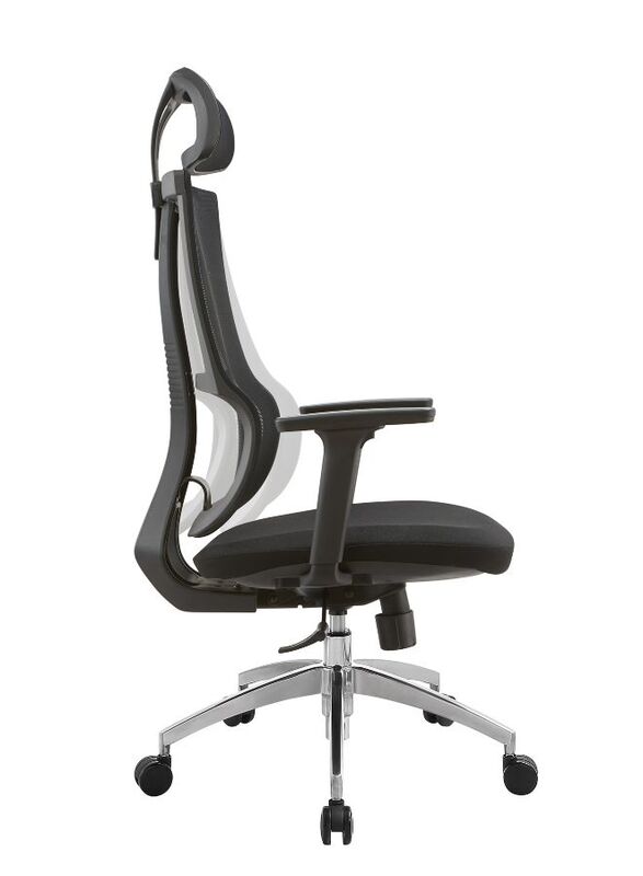 Modern Mesh High Back Office Chair with Adjustable Headrest and Armrests for Office and Home