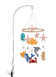 88 CM Inch ABS Baby Bed Crib Mobile Bed Bell Holder for Nursery Decor, Infant Bed Mobile Arm Holder