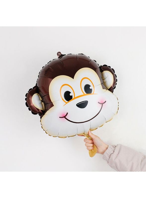 1 pc Birthday Party Balloons Large Size Monkey Foil Balloon Adult & Kids Party Theme Decorations for Birthday, Anniversary, Baby Shower
