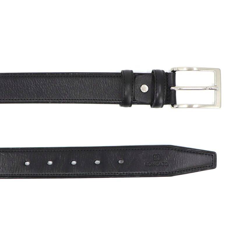 Upgrade your Acessory Game with a sleek Black Leather Belt, 110cm