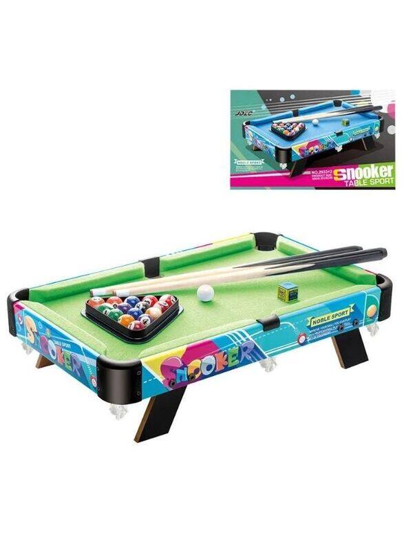

Generic Kids Wooden Snooker Table Classic Tabletop Billiards Parent-child Interaction Indoor Mini Billiards Children's Game Toy