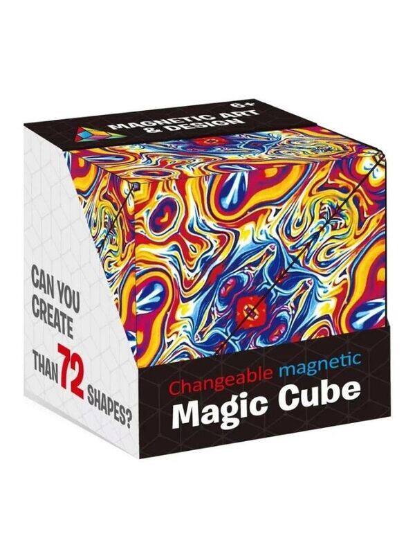 

Generic Shape Shifting Box, Fidget Cube with 36 Rare Earth Magnets, Extraordinary 3D Magic Cube, Cube Magnet Fidget Toy Transforms Into Over 70 Shapes, Red