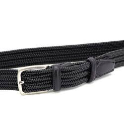 Make a Style Statement with R RONCATO Black Leather Belt - The Perfect Accessory for Any Outfit, 125cm