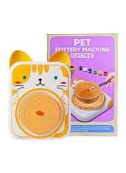 Electric Pet Pottery Kit for Kids (3+ Years) , Creative Clay Fun, Develops Practical and Critical Thinking Skills, Complete Crafting Set with USB, Stoneware Clay, and More