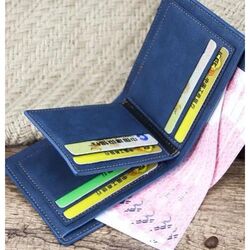 Luxury Leather Wallet for Men - Elevate Your Style, Blue