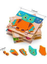 Wooden Puzzles for Kids Boys and Girls Pets Set Pack of 4